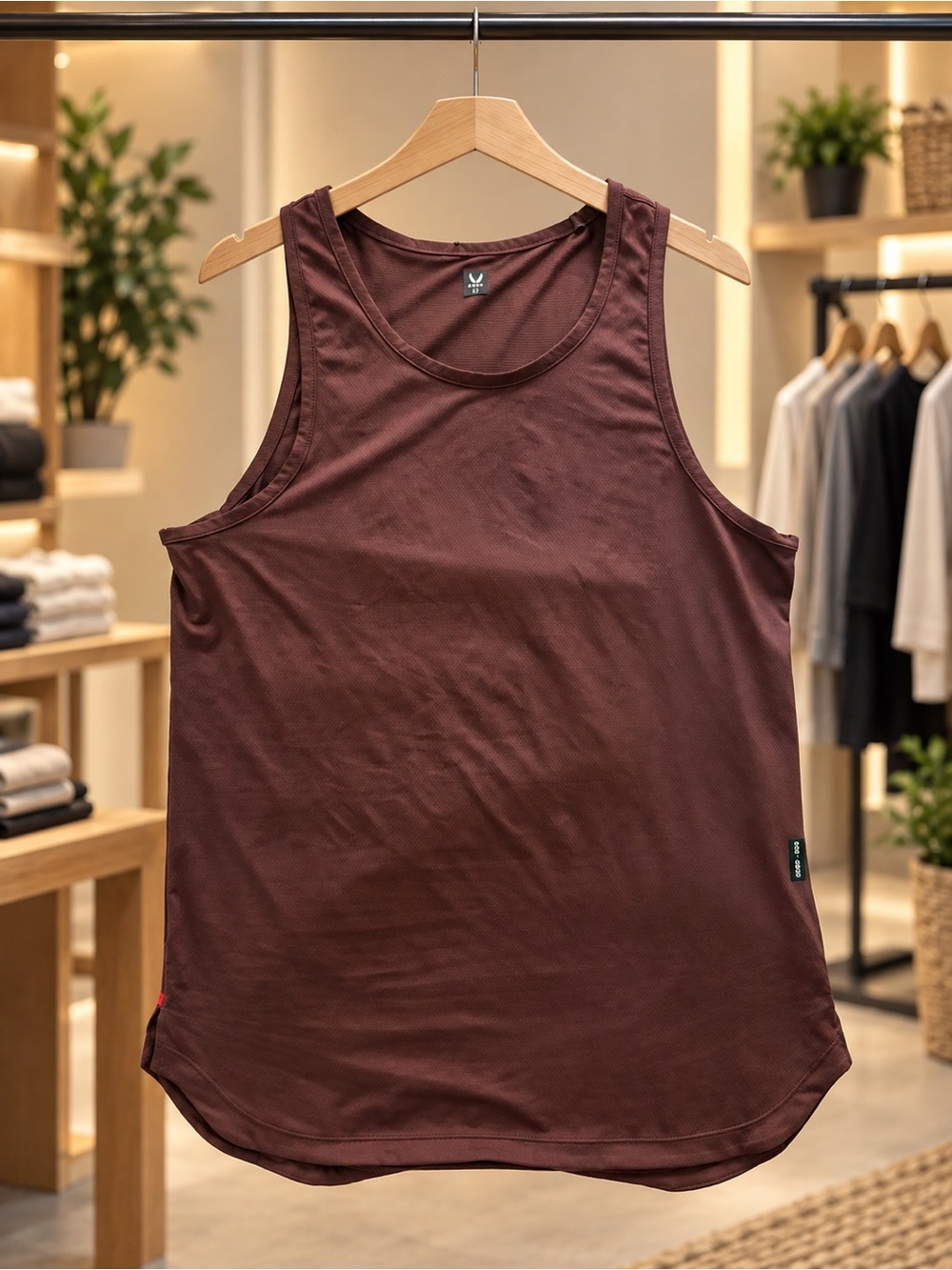 ASRV Men's Maroon Tank Top